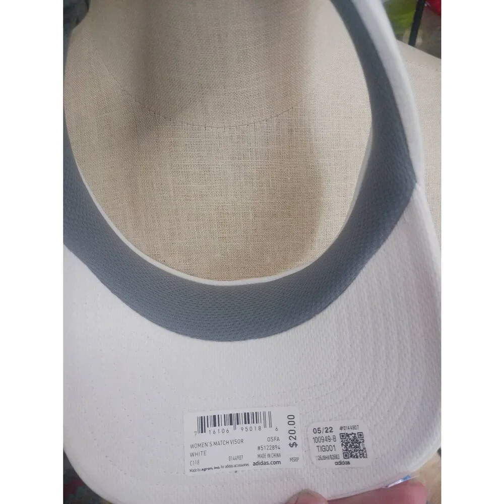 Adidas women's new with tags visor aeroready